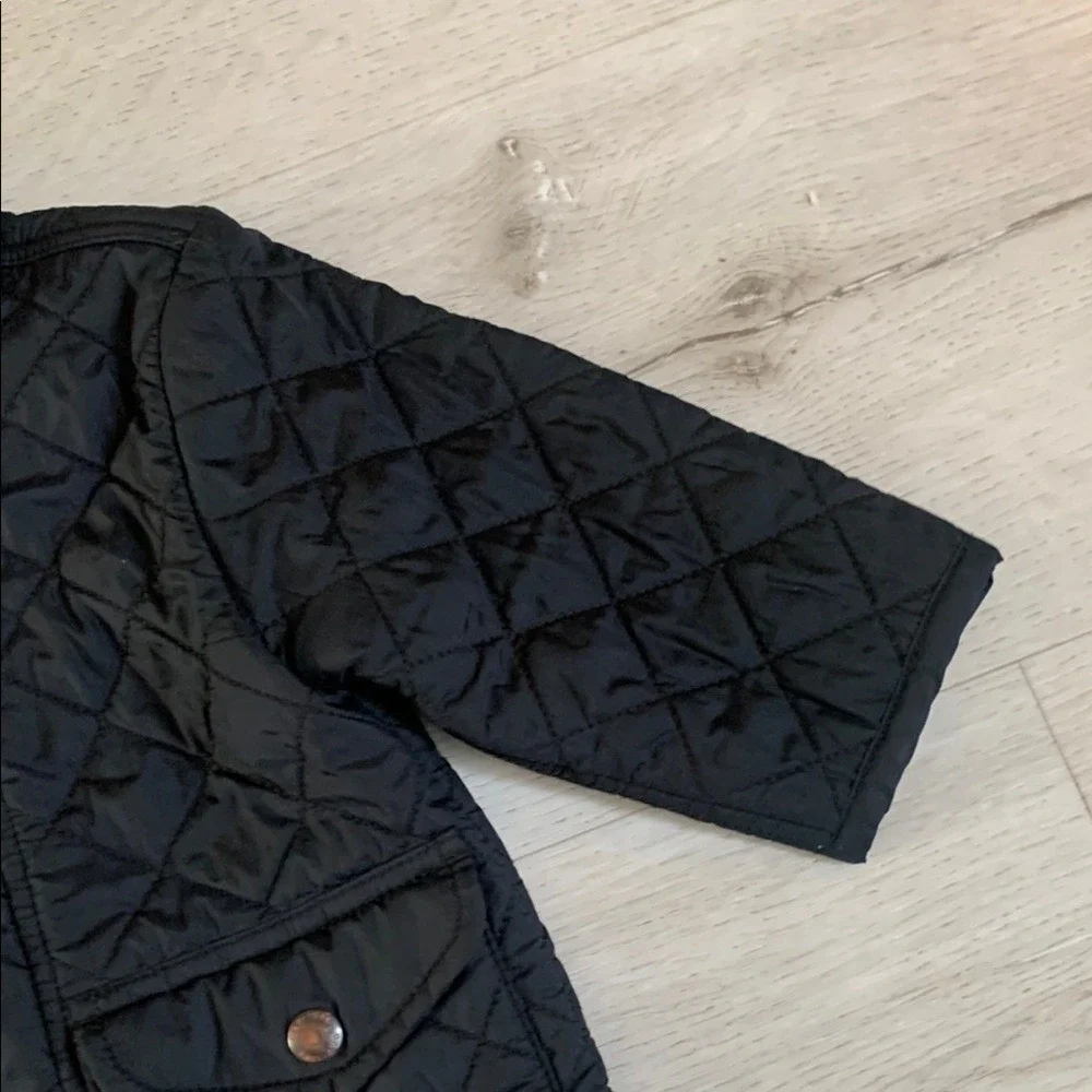 GAP Black Puffer‎ Jacket Quilted Style